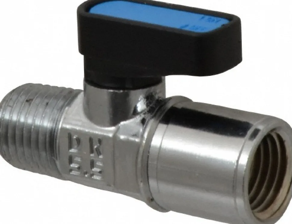 Miniature Manual Ball Valve: 1/4" Pipe