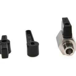 Miniature Manual Ball Valve: 1/4" Pipe, Full Port