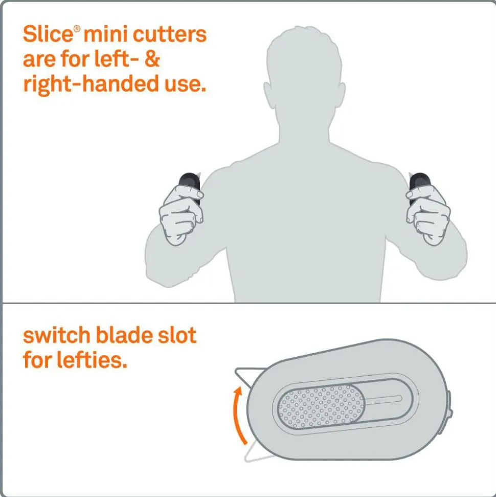 Mini Utility Knife: 62.00 mm Handle, Retractable Blade