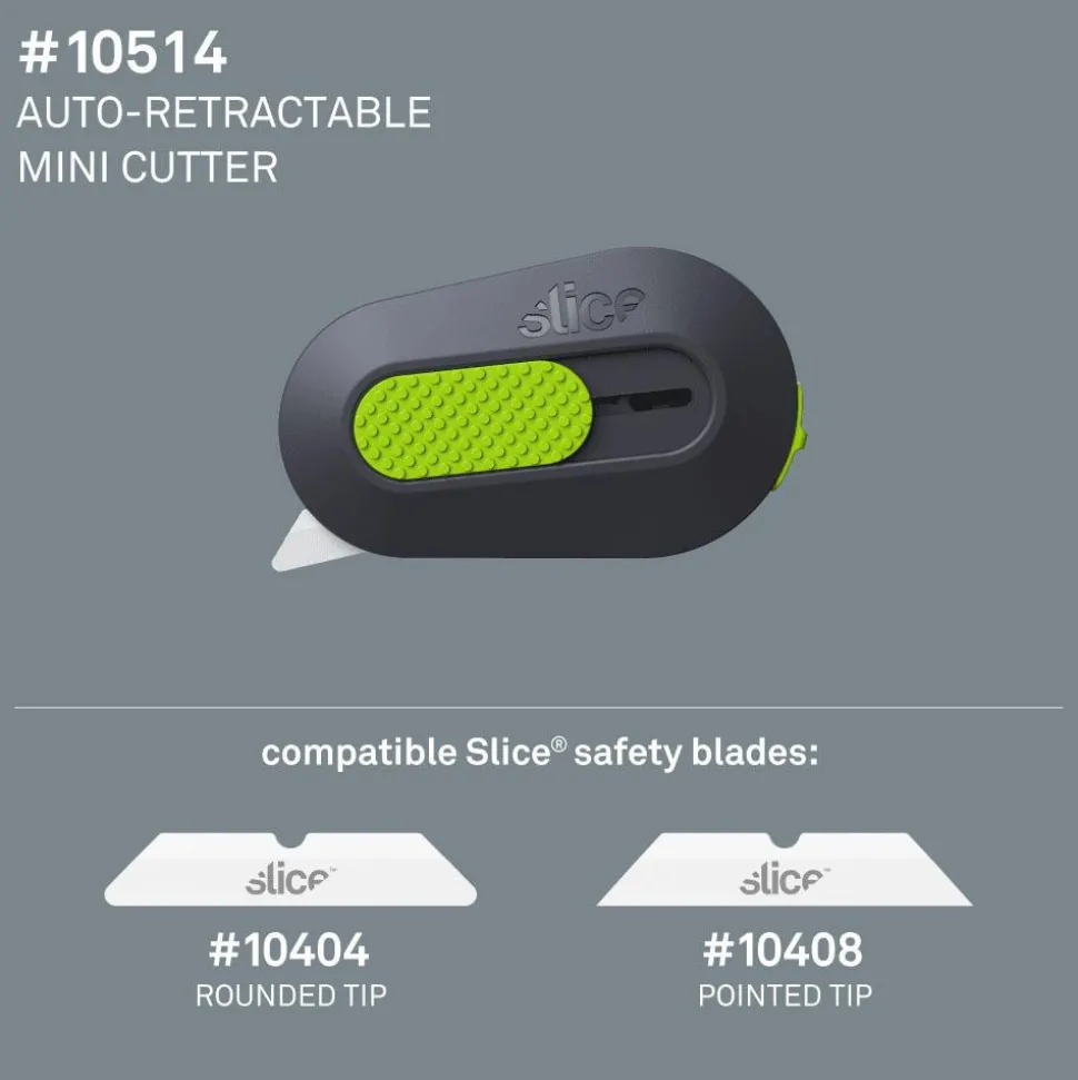 Mini Utility Knife: 62.00 mm Handle, Retractable Blade