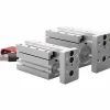 51mm Stroke, 0.752" Shaft Dia, Double-Acting Cylinder, Pneumatic Slide