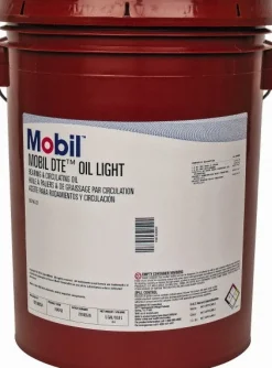 Mobil DTE Oil Named Circulating Machine Oil: 5 gal Pail, SAE 10, ISO 32