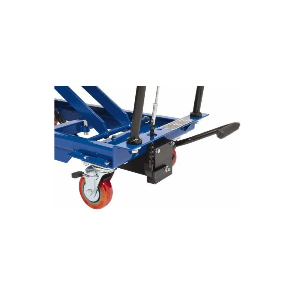 Mobile Air Lift Table: 400 lb Capacity, 8-3/4" Lift Height, 29" Lift Height, 17-5/8 x 27-1/2" Platform