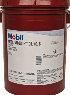 Mobil Velocite Oil Numbered Spindle Machine Oil: 5 gal Pail, ISO 10