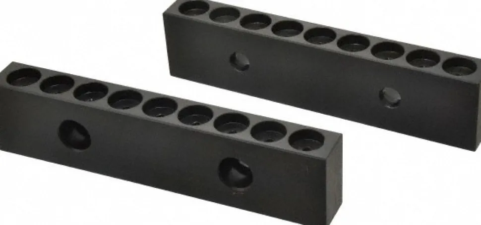 Modular Vise Jaw Set: 1.8800" OAH, 1.0000" OAW, 8.0000" OAL