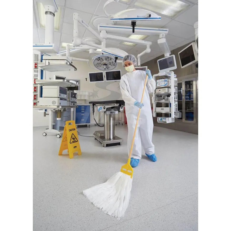 Mop Handle: 60" Long, Quick-Connect