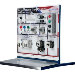 Motion Control & Power Transmission Training Systems: Type: PLC; Includes: PowerPoint Presentation, Programming Cable, DirectLogix, Hands-On Training Panel with Physical Working Components, Thumb Drive with Printable Book Materials