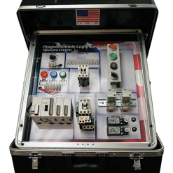 Motion Control & Power Transmission Training Systems: Type: PLC; Includes: PowerPoint Presentation, Carrying Case, Easy-to-Follow Curriculum, Instructor's Guidebook PDF, Student's Guidebook PDF, Hands-On Training Panel with Physical Working Components