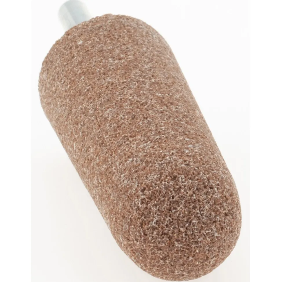 Mounted Point: 2-3/4" Thick, 1/4" Shank Dia, A3, 60 Grit, Medium
