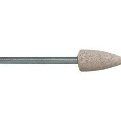 Mounted Point: 3/4" Thick, 1/8" Shank Dia, B52, 120 Grit, Fine