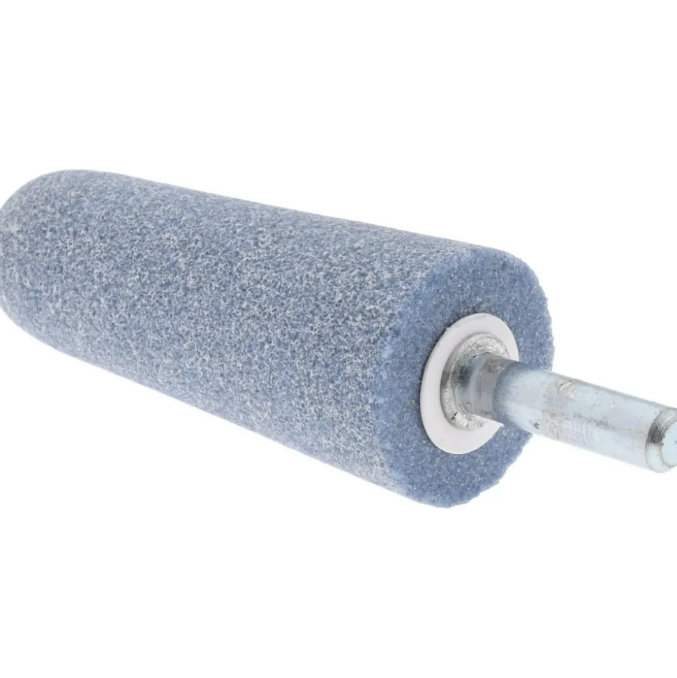 Mounted Point: 2-3/4" Thick, 1/4" Shank Dia, A3, 60 Grit, Medium
