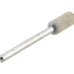Mounted Point: 1/2" Thick, 1/8" Shank Dia, W163, 80 Grit, Medium