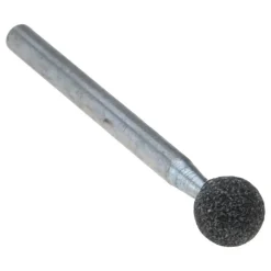 Mounted Point: 1/4" Thick, 1/8" Shank Dia, B125, Medium