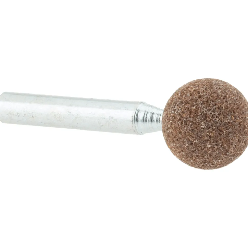 Mounted Point: 5/8" Thick, 1/4" Shank Dia, A26, 60 Grit, Medium