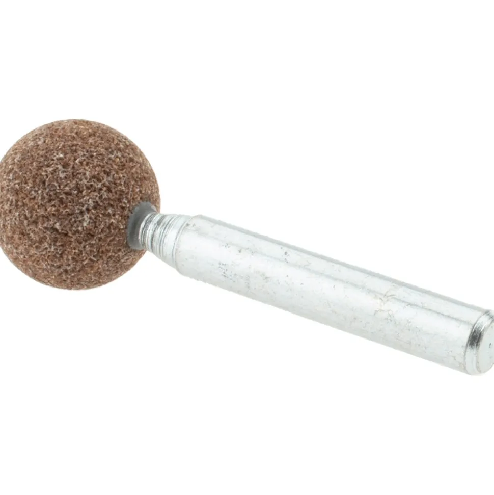 Mounted Point: 5/8" Thick, 1/4" Shank Dia, A26, 60 Grit, Medium