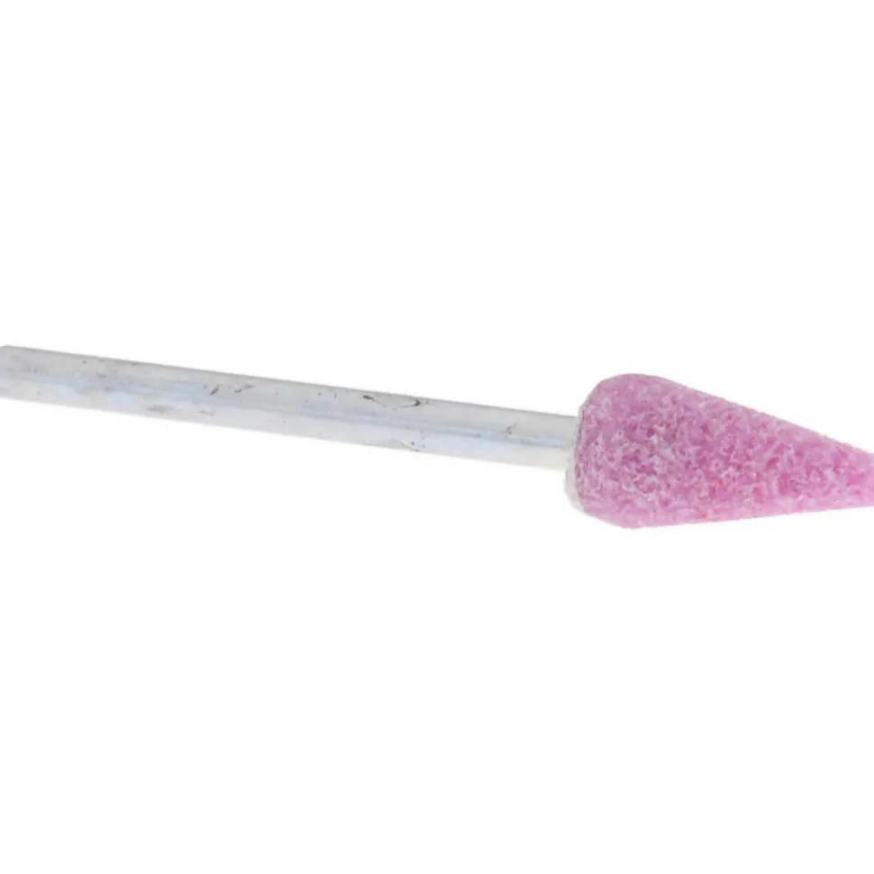 Mounted Point: 5/8" Thick, 1/8" Shank Dia, B53, 60 Grit, Medium