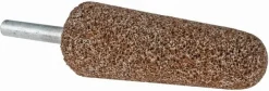 Mounted Point: 2-3/4" Thick, 1/4" Shank Dia, A3, 36 Grit, Very Coarse