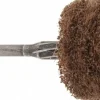 Mounted Satin Disc Buffing Wheel: 1" Dia, 1/2" Thick, 1/8" Shank Dia
