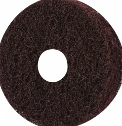 Mounted Scrubber Buffing Wheel: 3" Dia, 1/4" Shank Dia