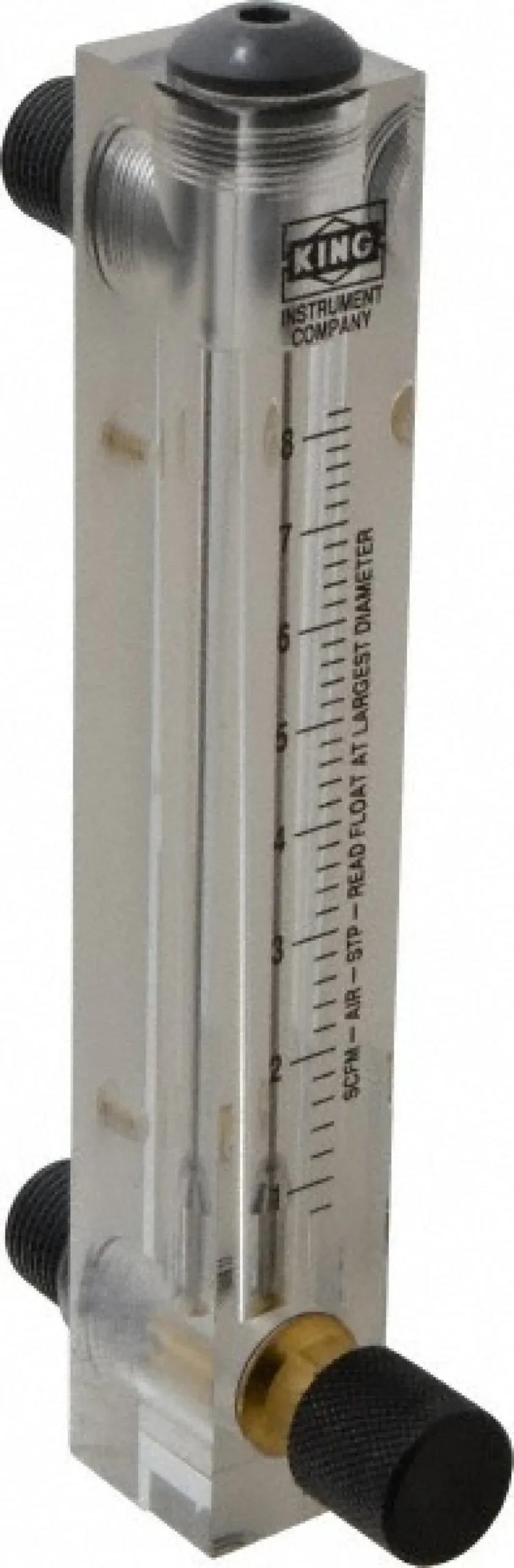 1/2" M Port Block Style, Panel Mount Flowmeter