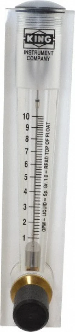 1" M Port Block Style Panel Mount Flowmeter