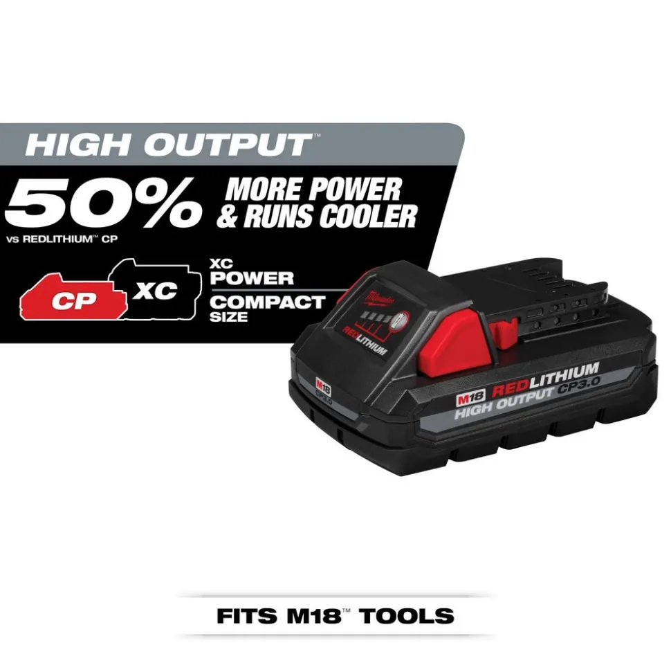 M18™ REDLITHIUM™ HIGH OUTPUT™ CP3.0 Battery, 2-Pack