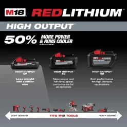 M18™ REDLITHIUM™ HIGH OUTPUT™ CP3.0 Battery, 2-Pack