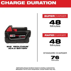 M18™ REDLITHIUM™ XC 4.0 Extended Capacity Battery Pack