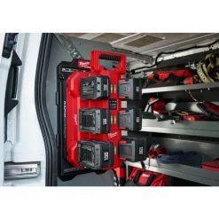 M18™ Six Bay Daisy Chain Rapid Charger w/ PACKOUT™ Compatibility
