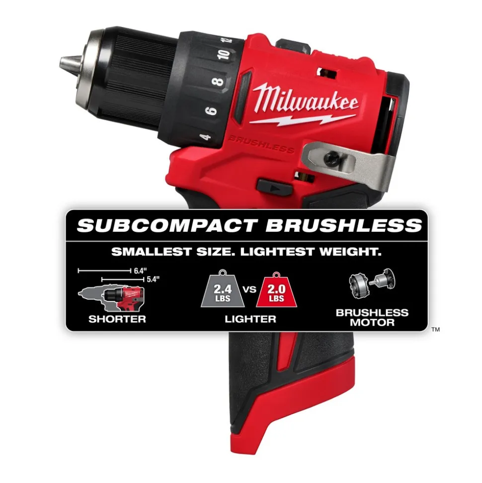 M12™ Subcompact Brushless 3/8" Drill/Driver