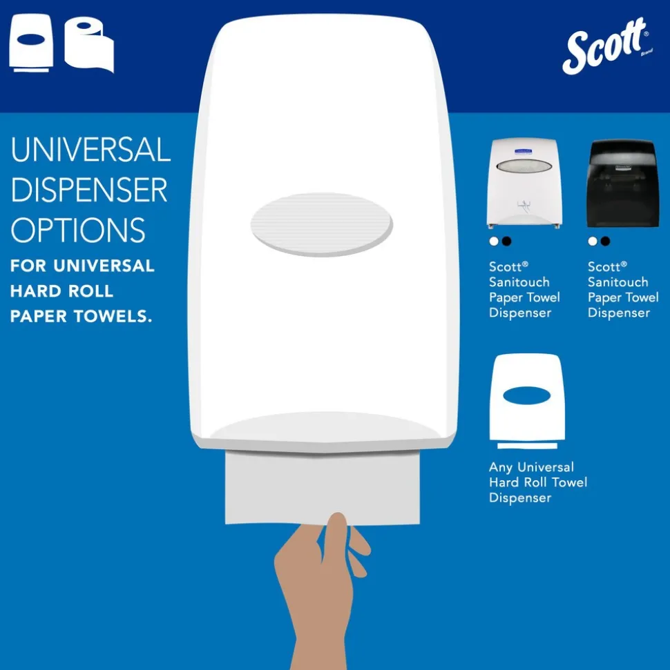 Multifold Paper Towels (01804), with Absorbency Pockets™, 9.2" x 9.4" Sheets, Compressed Pack, White