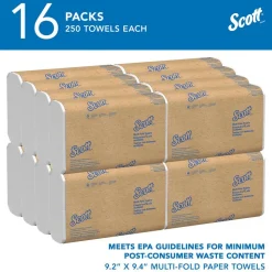 Multifold Paper Towels (01804), with Absorbency Pockets™, 9.2