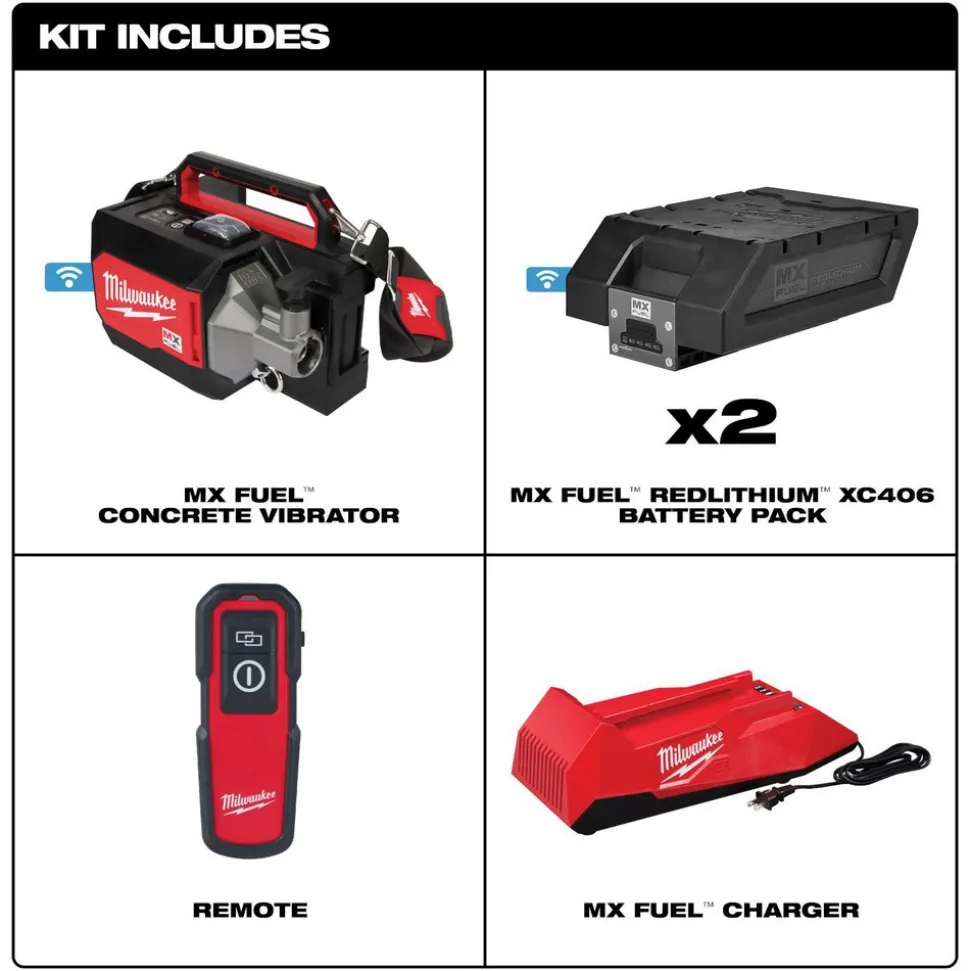 MX FUEL™ Concrete Vibrator Kit