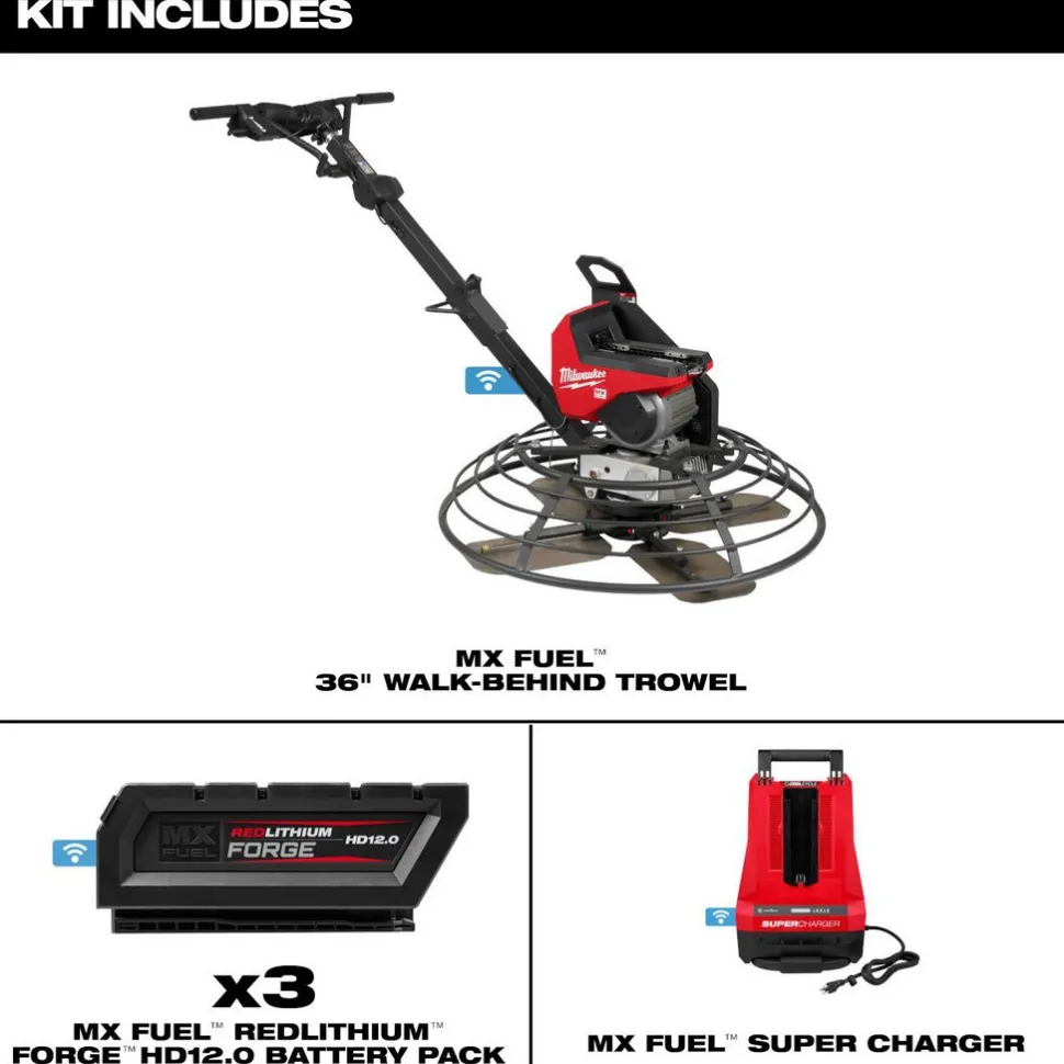 MX FUEL™ 36" Walk-Behind Trowel Kit