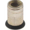 M6x1.00, 9.91mm Insert Dia, 14.73mm OAL, Sealed Head Open End Threaded Insert