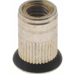 M6x1.00, 9.91mm Insert Dia, 14.73mm OAL, Sealed Head Open End Threaded Insert
