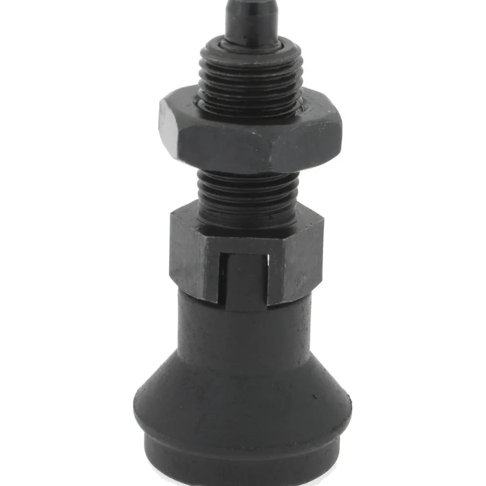 M10x1, 15mm Thread Length, 5mm Plunger Dia, Lockout Knob Handle Indexing Plunger