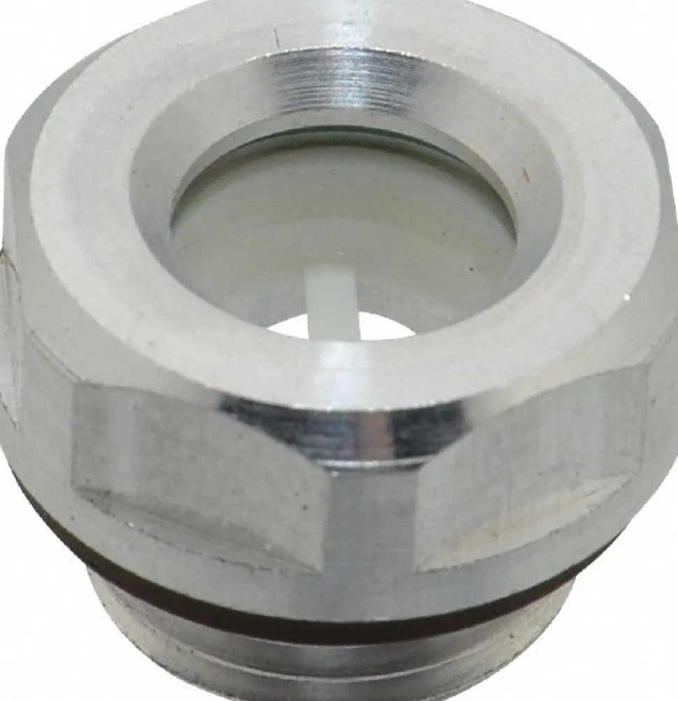 M16x1.5 Thread, 20mm Distance Across Flats, Aluminum Oil Level Sight Glasses