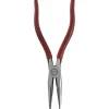 Needle Nose Plier: 2-5/8" Jaw Length, Side Cutter