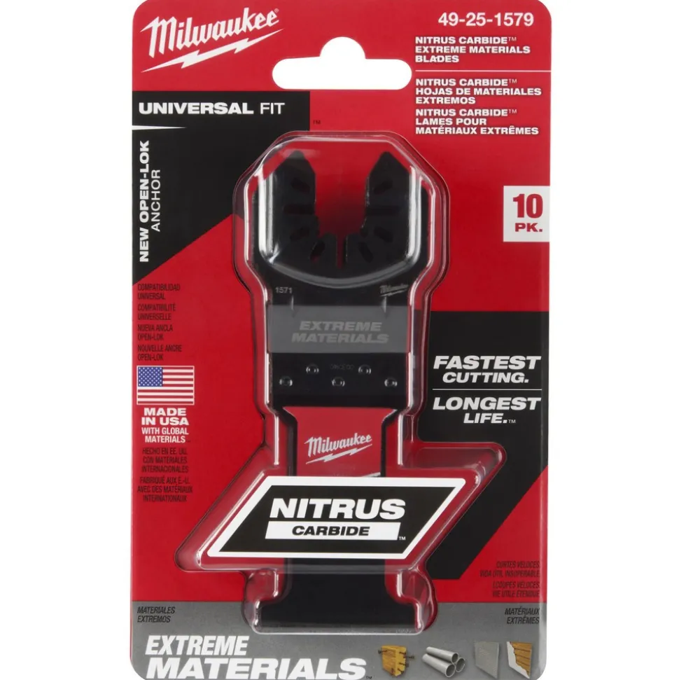 1-3/8" NITRUS™ Carbide Extreme Materials Universal Fit Oscillating Multi-Tool Blade, 10-Pack
