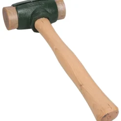 Non-Marring Hammer: 4 lb, 2" Face Dia, Rawhide Head