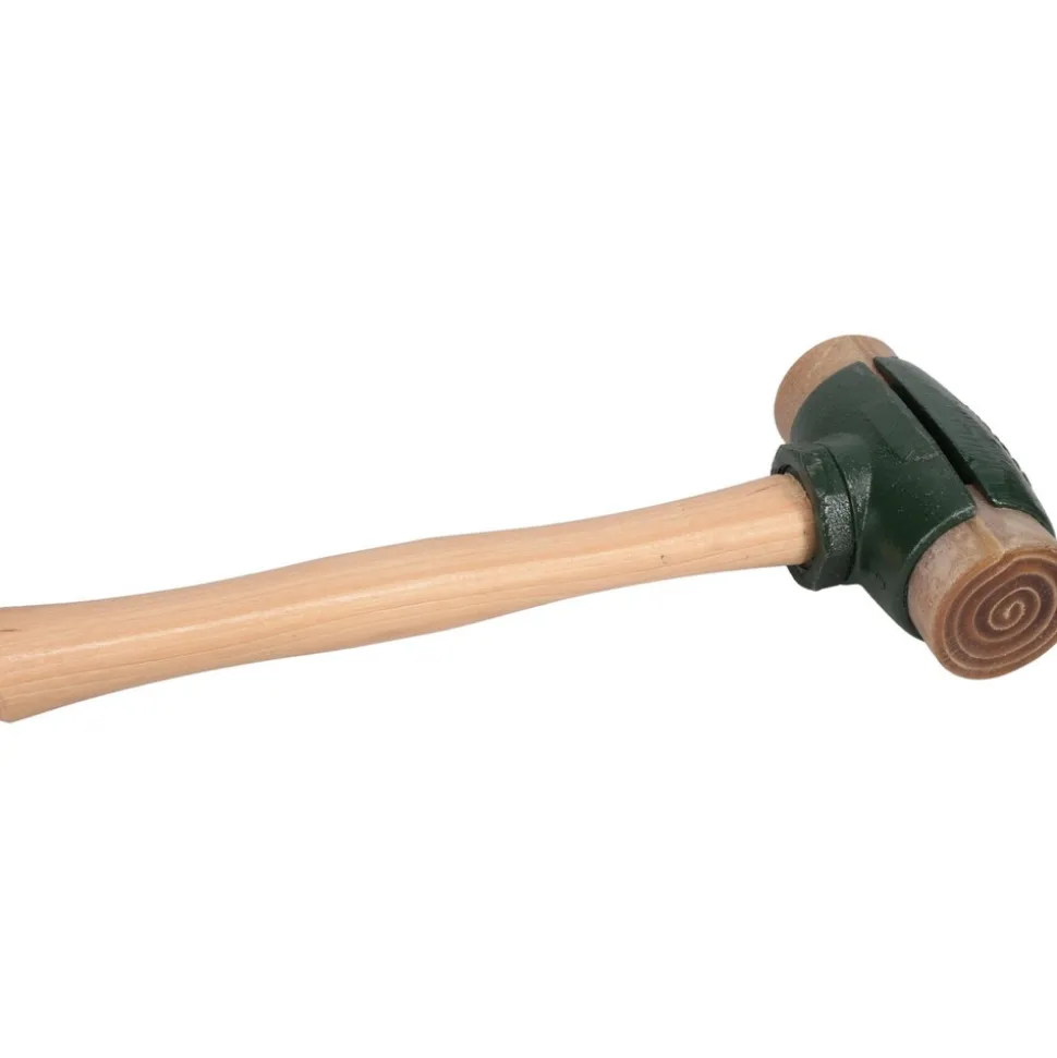 Non-Marring Hammer: 4 lb, 2" Face Dia, Rawhide Head