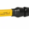 Non-Marring Hammer: 40 oz, 1-1/4" Face Dia, Brass Head