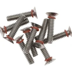 #4-40, 1/2" OAL, Flat Head, #1 Phillips Self Sealing Machine Screw