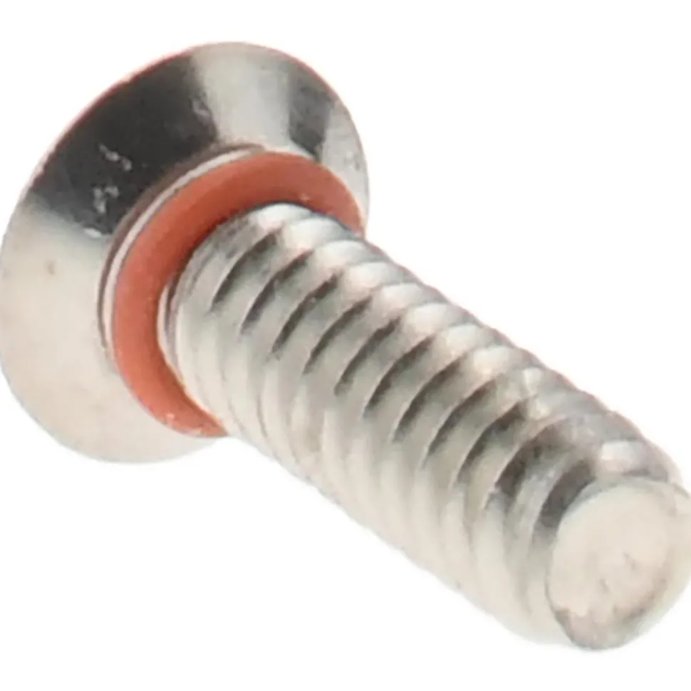 #4-40, 3/8" OAL, Flat Head, #1 Phillips Self Sealing Machine Screw