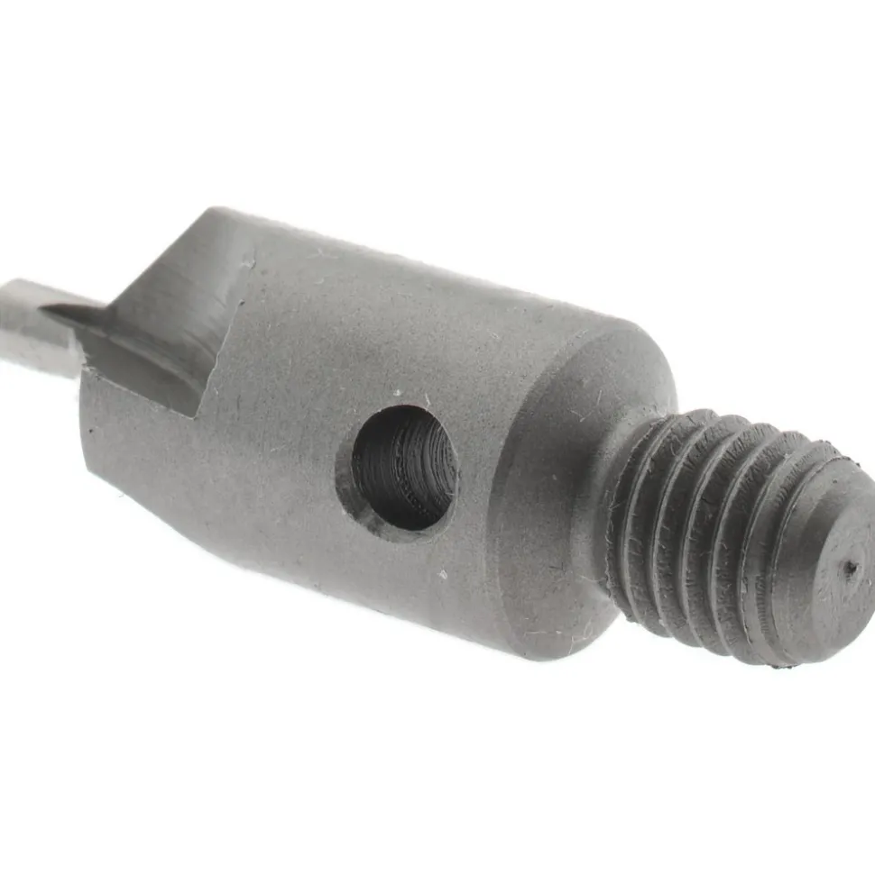 1-1/8" OAL, 3/8" Head Dia, 3 Flute, 100° Incl Angle, Integral Pilot, Adjustable Stop Countersink