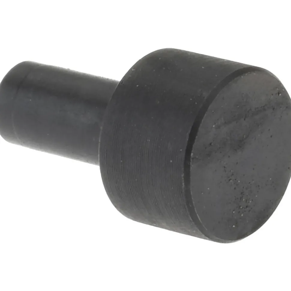 15/32" OAL, 1/4" Head Height, 3/8" OD, Low Carbon Steel, Ground, Press Fit Rest Button