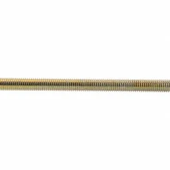 1/2-13, 3' OAL, Low-Carbon Steel, Yellow Zinc Finish