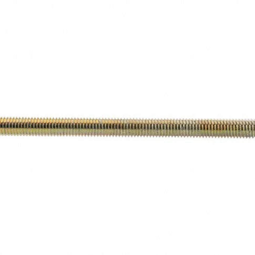 1/2-13, 3' OAL, Low-Carbon Steel, Yellow Zinc Finish