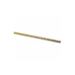 1/2-13, 3' OAL, Low-Carbon Steel, Yellow Zinc Finish
